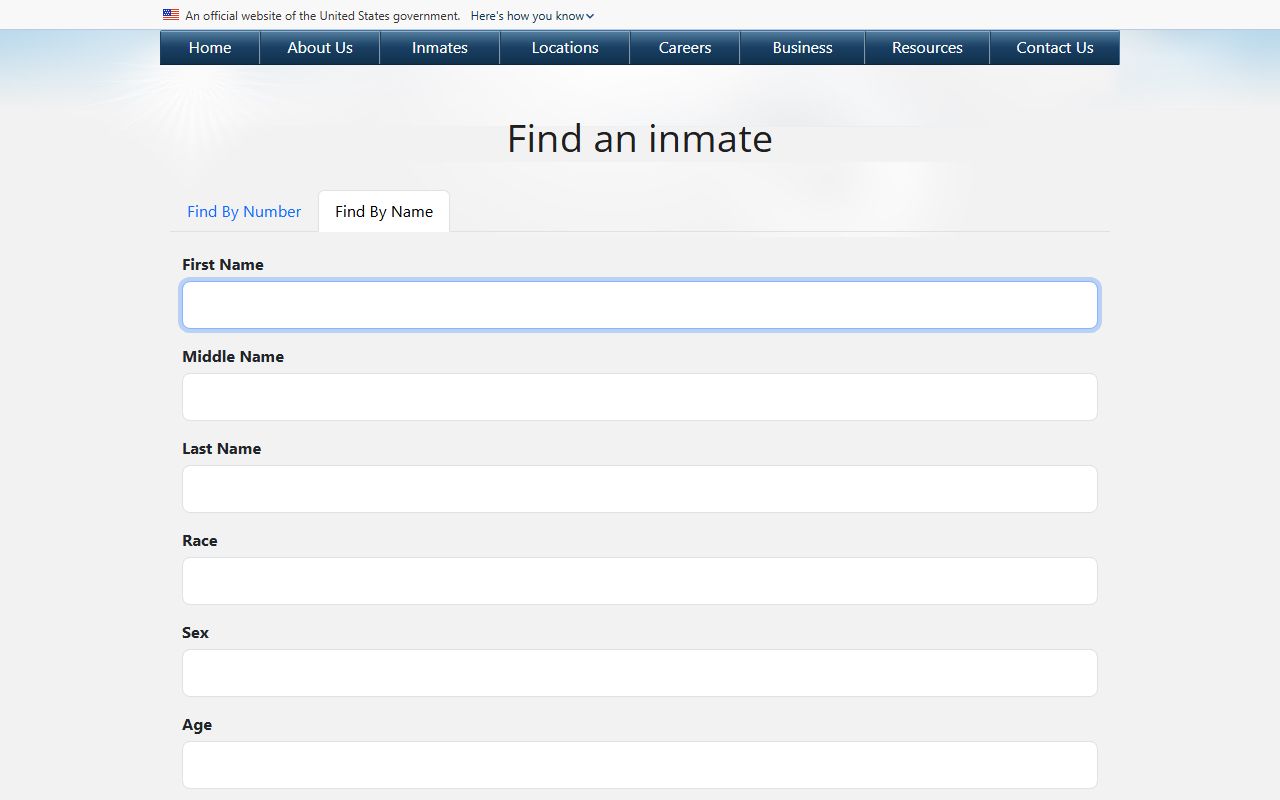 Iron County warrant federal check with the BOP inmate locator