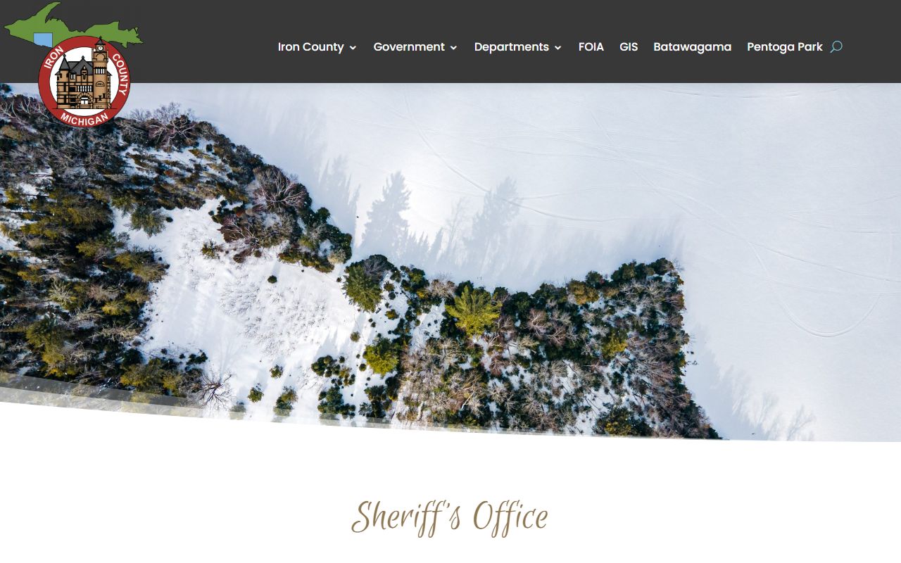 Iron County warrant check at the sheriff's office
